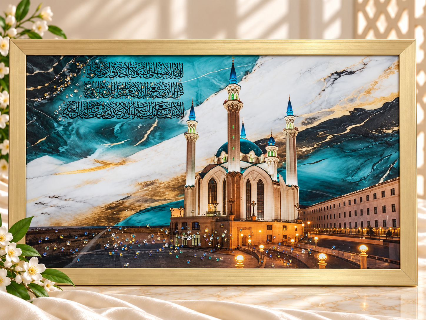 Картина «Кул-Шариф — бирюзово-белый мрамор»