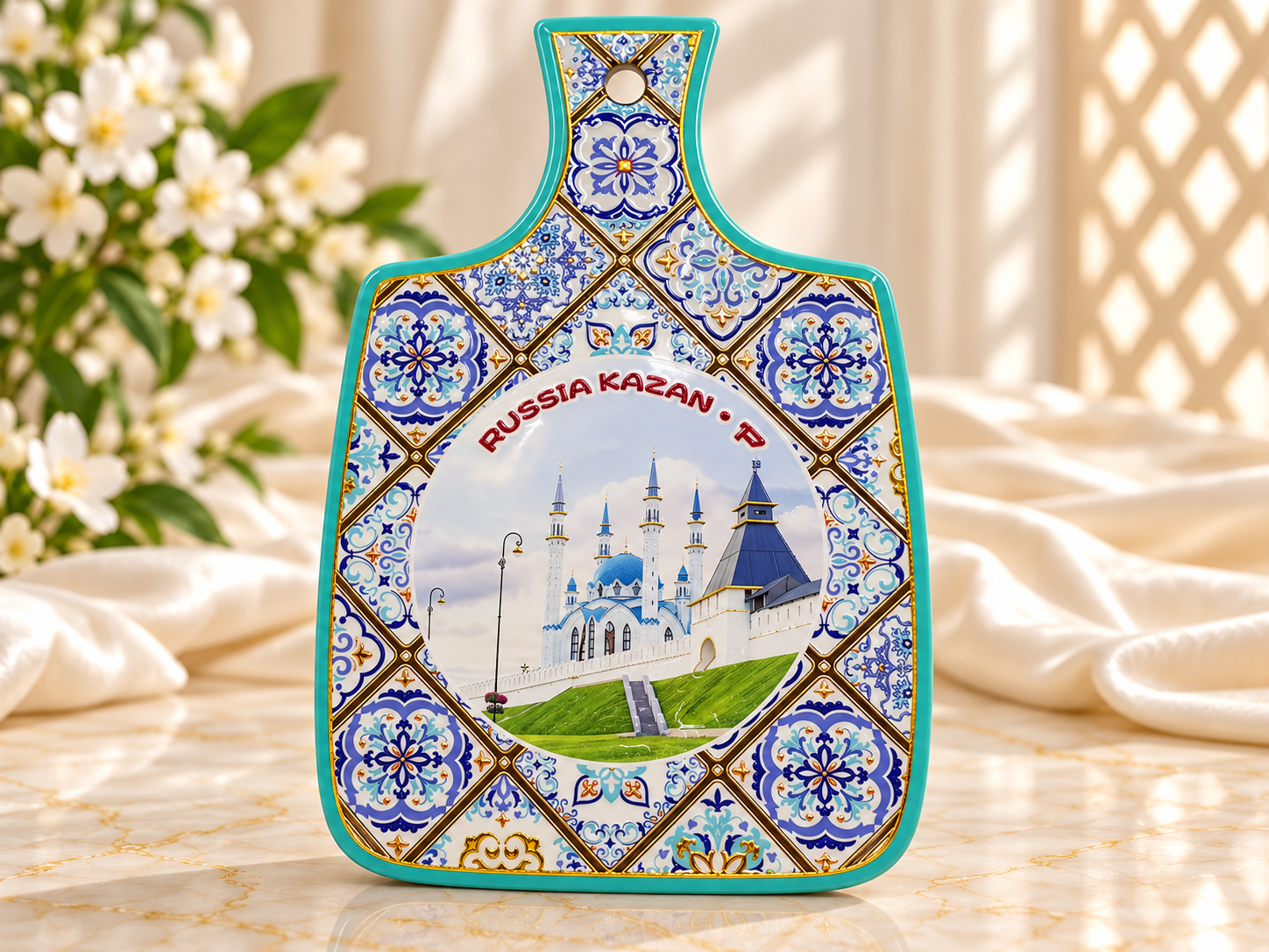 Сувенирная разделочная доска «Кул-Шариф — за стеной Кремля»